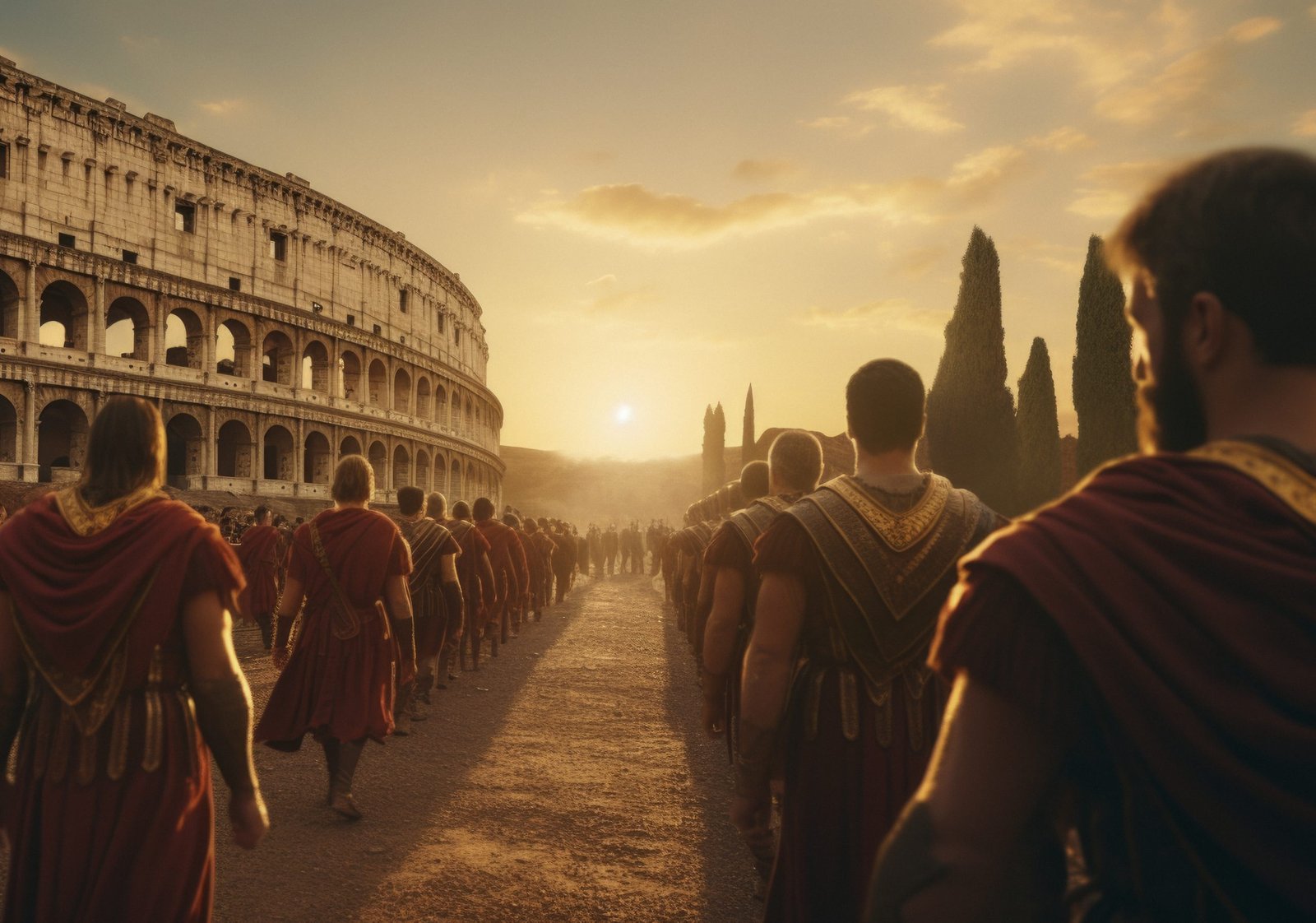 Un levée de soleil sur la place Saint Pierre 